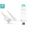 Devia Apple iPhone Lightning USB töltő- és adatkábel 2 m-es vezetékkel - Devia Smart Cable Lightning - white