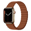 Devia Apple iWatch Devia Delux Sport 3 Silicone Magnet 38/40/41mm Óraszíj - Saddle Brown