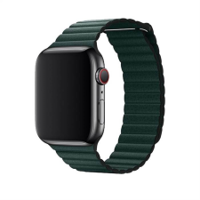 Devia Apple iWatch Devia Elegant Leather Loop 42/44mm óraszíj - Sötétzöld okosóra kellék