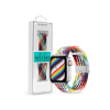 Devia Apple Watch fonott szövet sport szíj - Devia Nylon Woven Deluxe Series Sport4 Watch Loop - 38/40/41 mm - rainbow