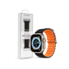 Devia Apple Watch szilikon sport szíj - Deluxe Series Sport6 Silicone Two-tone Watch  Band - 42/44/45/49 mm - black/orange (ST381645)