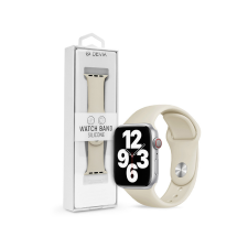 Devia Apple Watch szilikon sport szíj - Devia Silicone Deluxe Series Sport Watch Band - 42/44/45/49 mm - antik fehér okosóra kellék