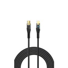 Devia EC429 Star PD 20W Lightning 1M Adatkábel - Fekete mobiltelefon kellék