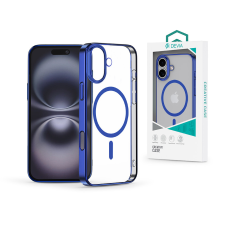 Devia Glimmer Magnetic Series tok - Apple iPhone 16 - kék (ST116269) tok és táska