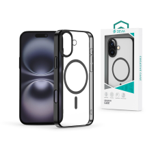 Devia Glimmer Magnetic Series tok - Apple iPhone 16 Plus - fekete (ST116313) tok és táska