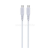 Devia GRS adatkábel (Type-C - Type-C, 60W, PD gyorstöltő, 100cm, cipőfűző) FEHÉR (ST399633)