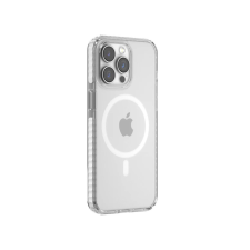 Devia Guardian Apple Iphone 15 Pro Max MagSafe átlátszó tok fehér kerettel (129626) tok és táska