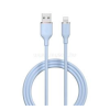 Devia JELLY adatkábel (USB - lightning, 2.4A, gyorstöltő, 120cm) VILÁGOSKÉK (ST382642)