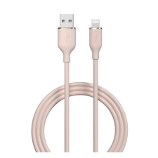 Devia JELLY USB-A - Lightning töltő- és adatkábel 1.2m rózsaszín (EC630_P) kábel és adapter