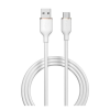 Devia JELLY USB-A - USB-C töltő- és adatkábel 1.2m fehér (EC629_W) (EC629_W)