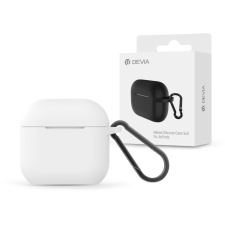 Devia Naked szilikon tok AirPods 4 fülhallgatóhoz - fehér (ST120969) fülhallgató, fejhallgató tok