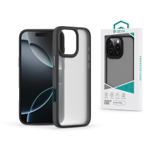 Devia Pino Series ütésálló tok - Apple iPhone 16 Pro - fekete tok és táska