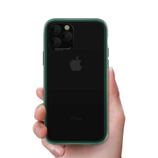 Devia Shark4 iPhone 11 Pro (5,8&quot;) átlátszó zöld keretes ütésálló hátlap tok tok és táska