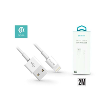 Devia ST311598 Smart 2m fehér lightning kábel kábel és adapter