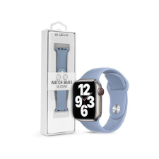 Devia ST364532 Apple Watch 42/44/45/49mm kék szilikon sport szíj okosóra kellék