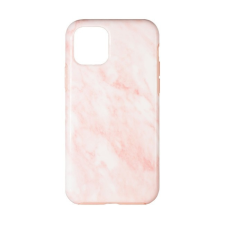 Devia Telefontok, iPhone 11 Pro Max hátlaptok, márvány mintás, rózsaszín, Devia Marble tok és táska