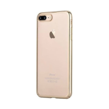 Devia Telefontok, iPhone 12 Pro Max hátlaptok, kemény, arany kerettel, átlátszó, Devia Glimmer tok és táska