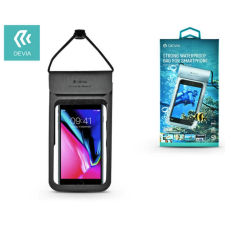 Devia univerzális vízálló védőtok max. 3.8-5.8&#039;&#039; méretű készülékekhez - Devia Strong Waterproof Bag For Smartphone - fekete tok és táska