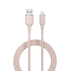 Devia USB töltő- és adatkábel, Lightning, 120 cm, 2400 mA, Devia Jelly, EC630, rózsaszín