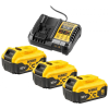 Dewalt DCB1104P3-QW 18V 3x Akkumulátor 5000mAh + 1x Töltő