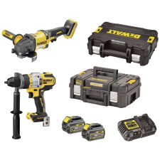 Dewalt DCK2016T2T-QW akkus ütvefúró-csavarozó + akkus sarokcsiszoló (DCK2016T2T-QW) sarokcsiszoló