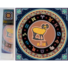  Diamantfestés 7D zodiákus jegyek - Kos 30x30cm kreatív és készségfejlesztő