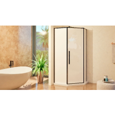  DIAMOND black zuhanykabin 90x90x190cm kád, zuhanykabin