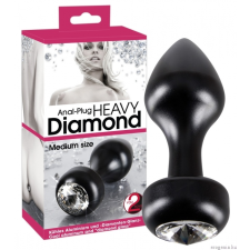 Diamond Diamond - közepes, alumínium análkúp (fekete) anál