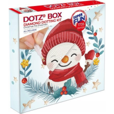 Diamond Dotz Dotz Box képkészítő készlet - Hóember (018-DBX057) kreatív és készségfejlesztő