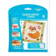 Diamond Dotz Dotzies: Erdei róka képkészítő szett - 13 x 13 cm kreatív és készségfejlesztő