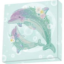 Diamond Dotz Készlet - Táncoló Delfinek Doboza (018-DBX059) kreatív és készségfejlesztő
