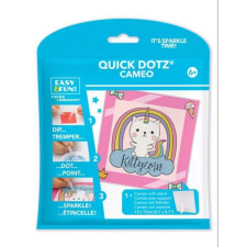 Diamond Dotz : QuickDotz képkészítő készlet, 13 x 13 cm - Kitty cica kreatív és készségfejlesztő