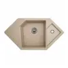  Diamond Metalac 190589 Gránit Sarok Mosogatótálca - Design, Pezsgő