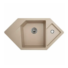  Diamond Metalac 190589 Gránit Sarok Mosogatótálca - Design, Pezsgő mosogatótálca