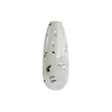 Diamond Nails Gél Lakk - 4 ml DN111 - Ezüst reszelék - Új ecsettel! lakk zselé