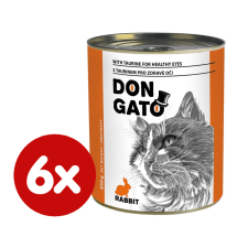 Dibaq DON GATO konzerv macskáknak nyúlhús 6x850 g macskaeledel