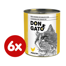 Dibaq DON GATO macskakonzerv, baromfi, 6x850 g macskaeledel