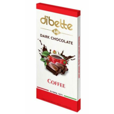  Dibette  Kávé Ízű Krémmel Töltött Étcsokoládé Fruktózzal 80g diabetikus termék