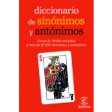  Diccionario mini de sinónimos y antónimos – ESPASA CALPE idegen nyelvű könyv