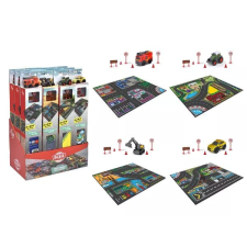 Dickie : Autós játszószőnyeg, kiegészítőkkel és autóval - többféle autópálya és játékautó