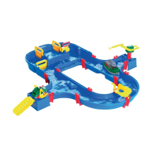 Dickie Toys Aquaplay: Superset csatornarendszer vízi játékkészlet pálya autópálya és játékautó