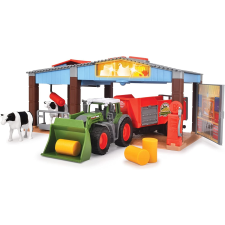 Dickie Toys : Farm mezőgazdasági állomás 1 darab traktorral autópálya és játékautó