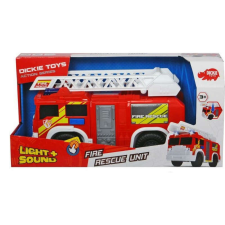 Dickie Toys Tűzoltóautó fénnyel és hanggal 30cm #piros autópálya és játékautó