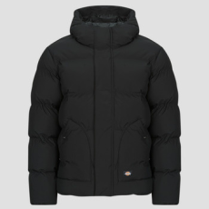 DICKIES Steppelt kabátok EAGLEVILLE HOODED PUFFER Fekete EU M