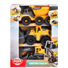DICKIETOYS Volvo munkagépek 3db-os szett - Dickie Toys (203722015) autópálya és játékautó