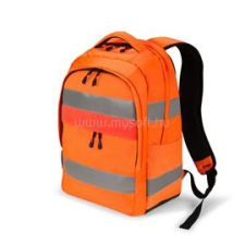 Dicota Hi-Vis 25 literes laptop hátizsák fényvisszaverő csíkkal 15,6" (narancssárga) (P20471-02) számítógéptáska