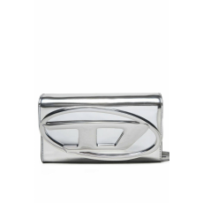 Diesel maxilog monokróm női táska 19,5 x 11,5 x 4,5 cm ezüst
