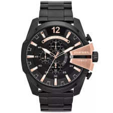  Diesel Mega Chief DZ4309 férfi karóra, kronográf, WR100, fekete/rosegold karóra