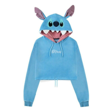 Difuzed Lilo & Stitch Cropped kapucnis pulóver Stitch XL-es méret női pulóver, kardigán
