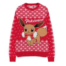 Difuzed Pokémon Sweatshirt Christmas Jumper Eevee Size S férfi pulóver, kardigán